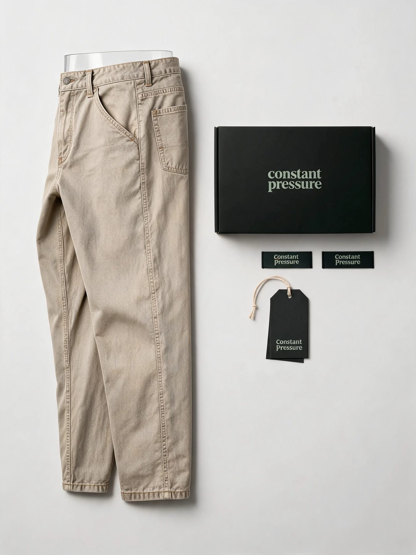 Canvas Pant, Straight Leg